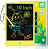 KOKODI 10 Inch LCD Writing Tablet Colorful Toddler Doodle Board Erasable Reusable Drawing Pads for 3-6 Years Old