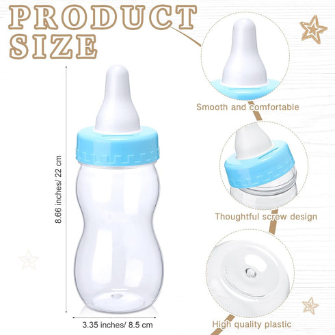 512 100 10 750ml 400 Roowest Pcs Baby Shower Games Guess How Many Pacifiers Sign Small Guessing Games HB Pencils Milk