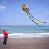 Honbo Rainbow Soft Octopus Kite for Kids and Adults, Large Kite with 200ft Flying Line for Outdoor Games
