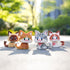 Myweyde 381Pcs) Cow Cat Building Blocks - Mini Orange, Ragdoll, Tricolor, White, and Lucky Black Micro Bricks (Ragdoll