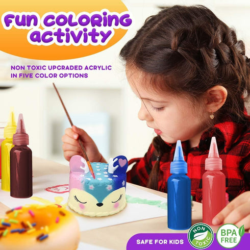 Insnug 4 6 8 10 Set Sensory Toys Squishy Toy Food - Stress Relief Squishies for Girl Kids Age Kawaii Jumbo DIY Slow