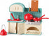 Family Dollhouse Kitchen Set Miniature Stove, Sink & Oven with Frying Pan,
