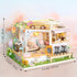 GuDoQi DIY Miniature Dollhouse Kit - Tiny House with Music, 1:24 Scale Craft Gift for Mother's Day