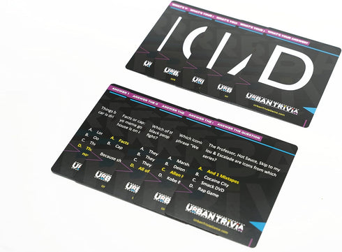 2nd Urban Trivia Game Edition - Card Game for The Culture! Fun Trivia on Black TV, Movies, Music, Sports, & Growing Up