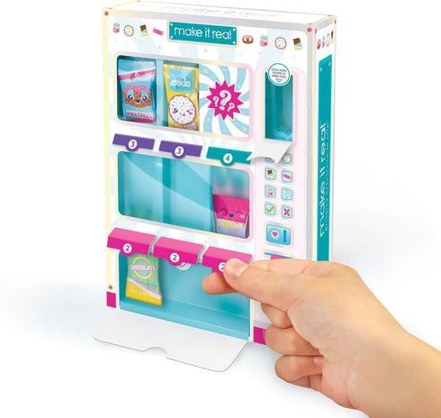 Make It Real Snackers Bracelet Kit, Vending Machine - Make 5 Snack-Themed Charm Bracelets for Girls & Kids Ages 8+
