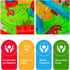 Maze Ball, 3D Interactive Maze Sphere Game (16cm, 6.3’’) with 118 Obstacles, Magical Brain Teasers for Kids