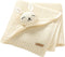 LAWKUL Bunny Lovey Baby Blanket Soft Plush Security Blanket Knit Snuggle Comfort