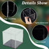 FINGERINSPIRE Clear Acrylic Display Case - 4x4x4 Inch Cube, Dustproof Protection Showcase for Action Figures