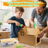 273 Set 4 5 6 Cardboard Cutting Tools for Kids, PCS Cardboard Construction Kit, Safe Kids Tool for Todder, Creative Toy