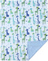 30x40 Inches CREVENT Minky Baby Blanket for Boys, Soft Plush Receiving for Newborns - Giraffe
