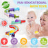 1-3 3-5 1 2 3 4 5 6 Fajiabao Toddler Bath Toys for Kids Ages Bathtub Toys DIY Slippery Slide Track Fun Baby Shower Toys