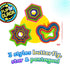 JA-RU Shapes Fidget Toys Flip & Crack - 3 Packs Magic Fidget Rattle Toy for Kids & Toddler, Stress Relief