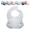 Silicone Baby Bibs for Girls and Boys, Waterproof Feeding and Weaning Bibs, Modern, Soft, Easy to Clean