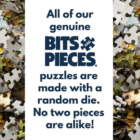 Set 50 15" 19" Bits and Pieces Value of Three Piece Jigsaw Puzzles for Adults Dream Landscape, Home Grown, Sunrise