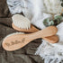 XEL Personalized Baby Hairbrushes Custom Engrave Infant Name Wooden Newborn Hair Brush Comb Brush Natural Goat Bristles