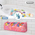 Bath Toy Storage, Large Capacity 3 Compartments Organizer for Kids Baby Bathroom Toy - Pink