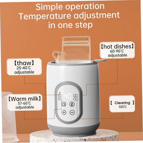 Ferricult Bottle Warmer Quick Thawing PP Portable Bottle Warmer with Smart Temperature Control for Breastmilk Baby