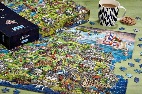 London Landmarks 1000 Piece Jigsaw Puzzle | Sustainable Premium 100% Recycled Board | Great Gift for Adults | Gibsons