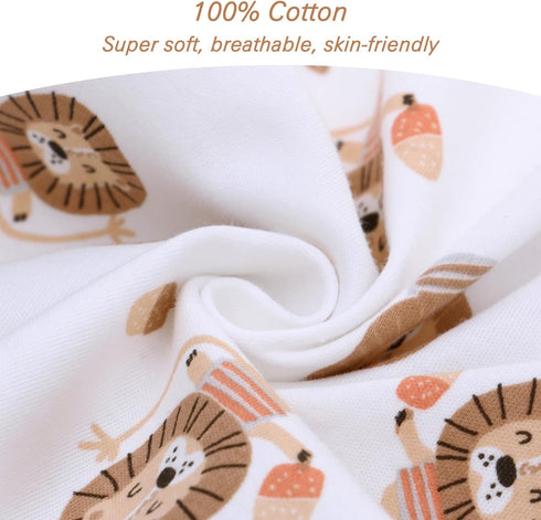Miracle Baby 0.5 100% Sleep Sack with Feet - TOG Breathable Cotton Wearable Blanket, Sleeveless Design Sleeping Bag