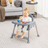 4 1 6-36 BABY JOY Baby High Chair, in Convertible High Chair with Adjustable Legs, Double Removable Tray, Safety