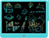 FLUESTON 15 Inch LCD Writing Tablet - Colorful Doodle Board for Kids 3-8, Educational Learning Travel Birthday Gift,