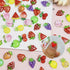 HETRUUOP 100PCS Mini Fruit Decor for Dollhouse Resin Tiny Fruits for Crafts Micro Miniature Fruit for Fairy Garden
