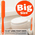 Big Poop Knife Gag Gift, 12.42 Inch Long Silicone Prank Cutter for Funny Gag Gifts