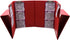 Tapp Collections Foldable Bingo Card Mat - Red