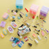 72Pcs Set Backpack Dollhouse Mini Jewelry Storage Case Handbag Towel Cosmetic Bathroom Acessories Toothbrush Shampoo