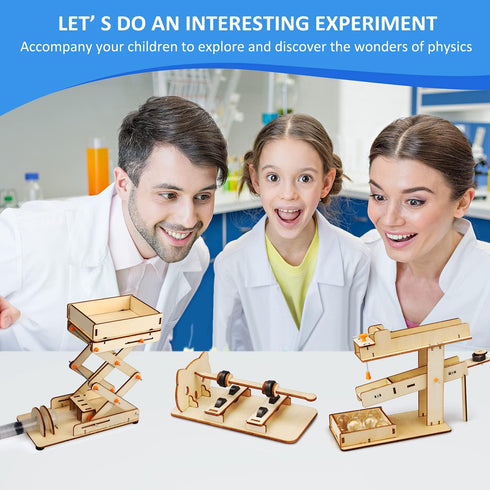 Poraxy 6 in 1 STEM Kits for Kids Age 8-10, Science Building Educational Projects, Gifts for Boys and Girls