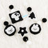 3-Mode Montessori Baby Crib Mobile High Contrast Mobile for Crib, Black and White Nursery Mobile with Upgraded Music