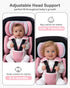 Infant Car Seat Insert Adjustable Head Support for Preemie Newborn Toddler, Reversible Baby Head Body Support Cushion