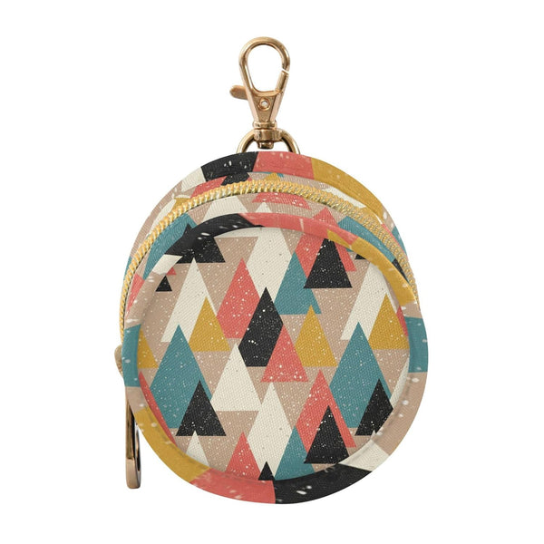 PYBUG Mountain Round Pacifier Storage Case, Polyester & TPU Lined with Hook Buckle,