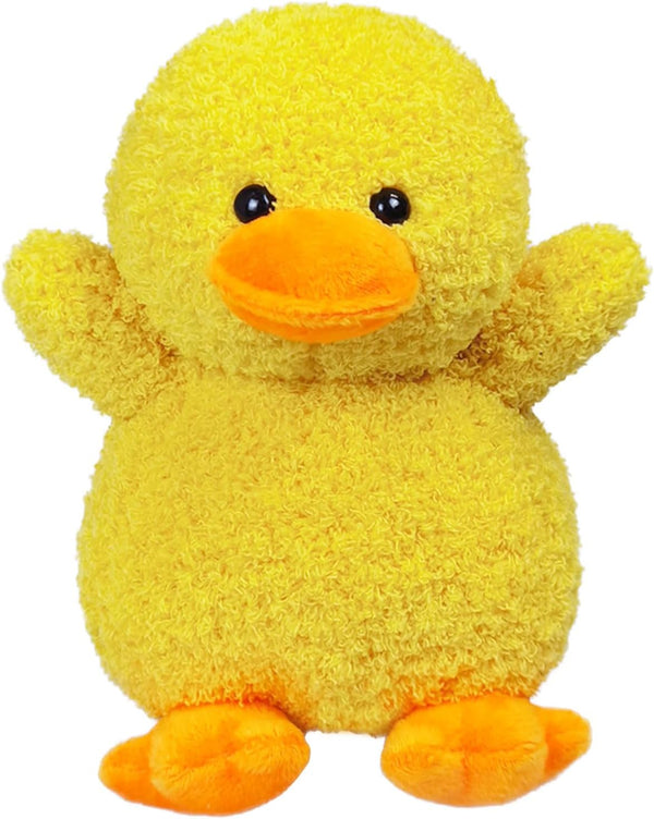 Soft Cuddly Yellow Plush Duck Stuffed Animal Toy, Hugger for Boys & Girls, Birthday Gifts for Kids or Girlfriend, 8"