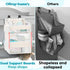 2-Tier 90+ Ofiray-home Hanging Diaper Organizer for Changing Table,Cribs,Car,Playard or Wall & Nursery Organization