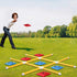 Kids(3ft 3ft) OTTARO Giant Tic Tac Toe Game Outdoor Indoor for Family, Outdoor Bean Bag Toss Game for Adults and x