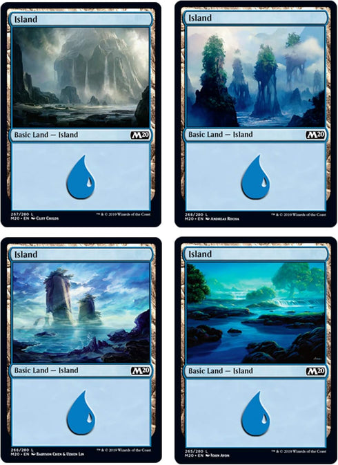 Magic The Gathering Core Set Land Station (400 Cards), Black, 13+ Years