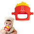 French Fries Baby Teething Toys - Teething Mitten, Baby Chew Toy, Teethers