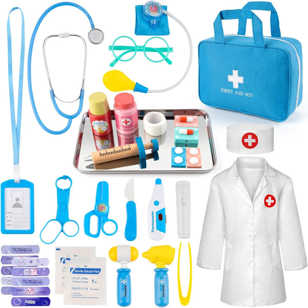 XZZO Doctor Kit for Kids, 36 Pcs Doctor Play Set kit for Toddlers