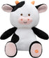 10 inch Magic Years Musical Light Up Cow Toy for Baby, Plays Twinkle, Twinkle Little Star, Black and White Cow, Farm