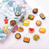 80 Pieces Mini Food Drinks Bottle Toys for Dollhouse Kitchen Accessories Mini Play Resin Food Toys