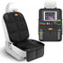 SMART ELF Non-Slip Backing Backseat Car Organizer Kick Mat with Storage Pockets,