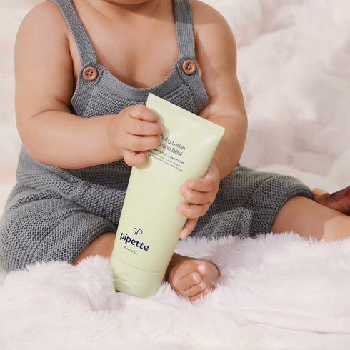 Pipette New & Improved Formula Baby Lotion, 6 fl. oz - Natural Moisture of Baby's Delicate Skin, Fragrance-Free