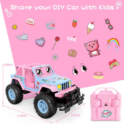NQD Remote Control Car for Kids, 1:16 Scale 80 Min Play 2.4Ghz Off Road RC Trucks with Storage Case