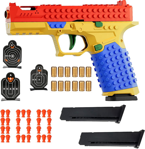DITOON Dreamplay Shell Ejecting Toy Gun, DIY Automatic Pull Back Action Platebase Compatible