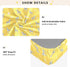 miaozhen 1 Pack 52x28 Cotton Crib Sheets for Baby Boys Girls Comfy Breathable Style Zebras Sun Pastel Yellow Toddler
