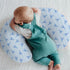 Summer Blue Lobster Bows Stripe Baby Nursing Pillow Covers for Boy Girl Lobsters Sea Ocean Stripes Nursing Slipcover