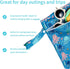 CoolaPeach 2 Pcs Wet Bags Waterproof Reusable Zippered Pocket Cloth Diaper Bag for Travel Beach Pool Swim, Baby