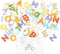 Le Toy Van Wooden Letters in a Bag Toy, Plastic Free, Suitable for Ages 18+ Months