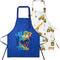 Lictin 2 Pack Kids Apron for Boys Girls - Waterproof Art Apron with Pockets for Cooking, Painting, Baking